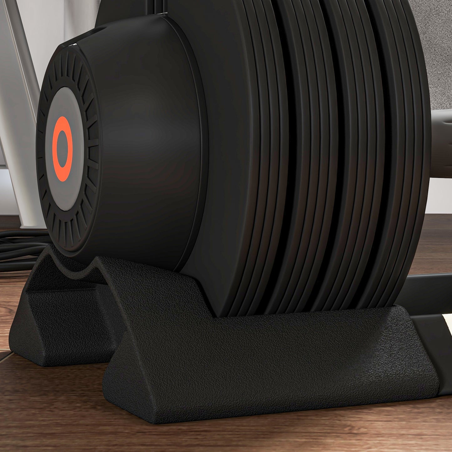 SPORTNOW 2 x 20KG Adjustable Dumbbells Set, 4-in-1 Weights Set with Storage Tray and Non-Slip Handle, Home Gym Fitness Equipment in Black-7