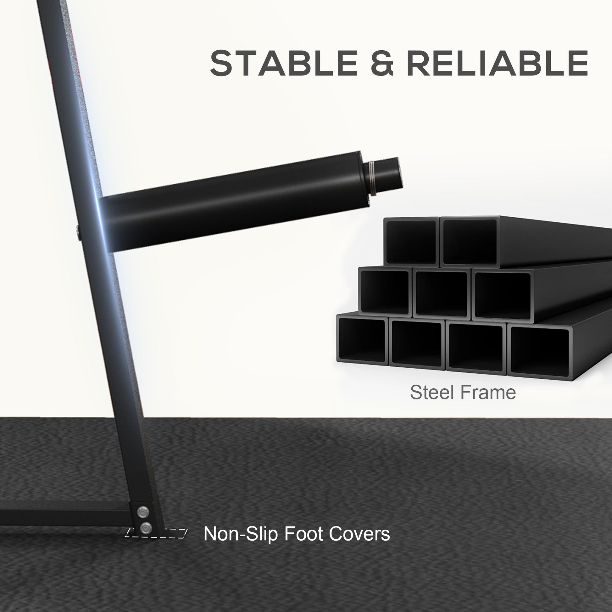 Weight Tree Rack: for 5cm Weight Plates and Barbell Bar with 6 Fasten Clamps, 300kg Capacity by SPORTNOW-4